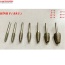 Mũi Mài Kim Cương Cán Xoàn hình F ( BẦU ) size 12x6mm Cán 6mm (Bịch 50 cái)