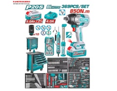Tủ đồ nghề 7 ngăn 369 chi tiết TOTAL THPTCS83692 - Máy siết bu lông 850Nm  Phụ kiện chuyên dụng
