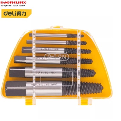 Bộ Mở Ốc Vít Gãy, Toét Đầu 6 Cây DELI DL0026