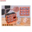 Tủ nhựa ngăn kéo đựng linh kiện - 9 hộp đựng TACTIX 320674 37.8 x 15.2 x 32 cm